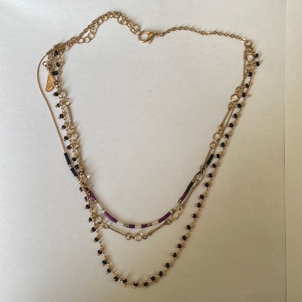 Free people 3 tier necklace
